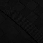 Palmer Checked L/S Sweater Polo - Tips Black