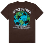 Peace by Piece Tee - Bitter Chocolate