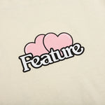 Spread the Love Tee - Cannolli Cream/Pink
