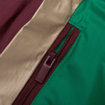 Track Jacket - Camel/Maroon/Green