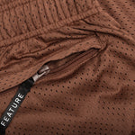 West Mesh Shorts - Brown