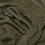 West Mesh Shorts - Olive