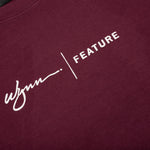 Wynn Logo Lock Up Tee - Oxblood Red