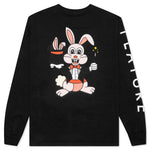 Feature x Carrots x Freddie Gibbs Rabbit Hat L/S Tee - Black