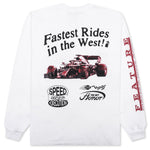 Feature x Honor The Gift Fastest Rides L/S Tee - White
