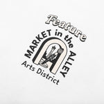 Feature x Market in the Alley Tee - White