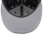 Feature x New Era Old English Plaza Fitted - Black/Snow Grey