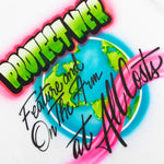 Feature x On The Arm Airbrush Tee - White