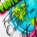Feature x On The Arm Airbrush Tee - White