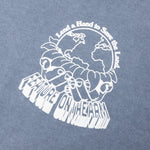 Feature x On The Arm Globe Tee - Copen Blue