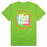 Feature x Pretty Done Splash Tee - Greenery