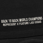 Feature x Represent Champions T-Shirt - Stained Black