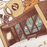 Feature x Vesta Coffee House Tee - Cannoli Cream