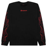 Fiery Heavyweight Longsleeve Tee - Black