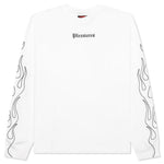 Fiery Heavyweight Longsleeve - White