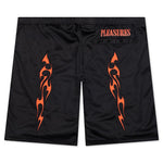 Flame Mesh Shorts - Black