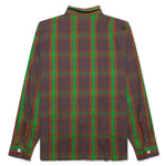 Check Varsity Jacket - Green