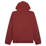 Fleece Hoodie - Crimson