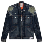 Flight Jacket Layered Denim - Indigo