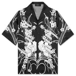 Floral Bowling Shirt - Black