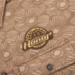 Floral Cover Shirt - Tan