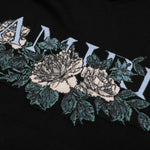 Floral Logo Hoodie - Black