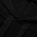 Floral Logo Hoodie - Black