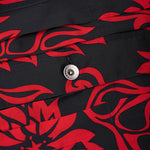 Floral Print Blouson - Red
