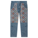 Floral Ultra Double Knee - Indigo