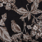 Flower Cut Cabana Shirt - Black