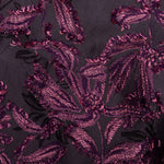 Flower Cut Cabana Shirt - Charcoal