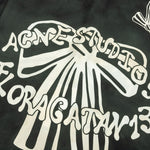 Floragatan Button Up Shirt - Black/White
