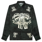 Floragatan Button Up Shirt - Black/White