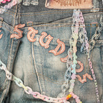 Loose Fit Denim shorts Fn-Mn-Shor000264 - Mid Blue