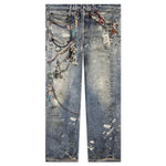 Loose Fit Trousers 1981M Fn-Mn-Trou001020 - Mid Blue