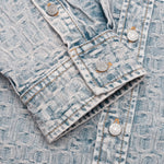 Relaxed Fit Denim Shirt - Blue/Beige