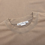 Garment Dyed Crew Neck T-shirt - Taupe Brown