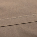 Garment Dyed Crew Neck T-shirt - Taupe Brown
