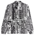 Acupuncture Coaches Jacket - Black/White