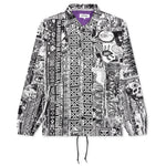 Acupuncture Coaches Jacket - Black/White