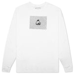 Face Embrace L/S Tee - White