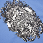 Filigree Hoodie - Light Blue