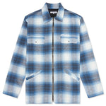 Full Zip Flannel - Blue