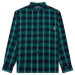 Good Fellow L/S Plaid Button Down Shirt - Navy/Green