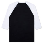 Heavy Metal 3/4 Sleeve Tee - White/Black