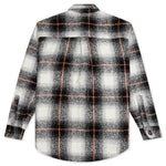 Heavy Oversized Flannel - Black/Orange