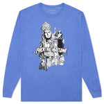 Movie Poster L/S Tee - Flo Blue