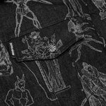 Reflective Denim Jacket - Black/3M