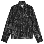 Reflective Denim Jacket - Black/3M