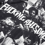 Reversible Varsity Puffer - Black/Cream